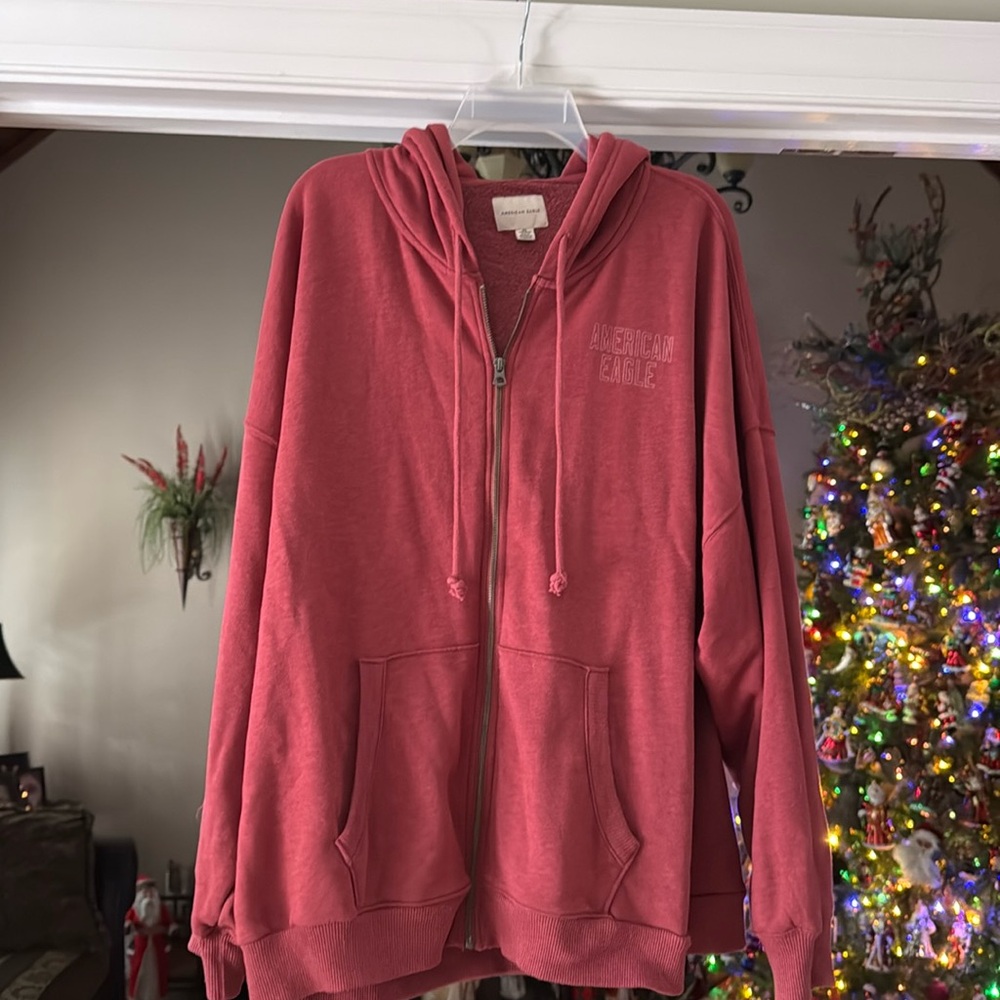 American Eagle zip front hoodie jacket in excellent condition.